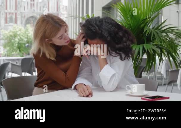 Person Crying Console Young girl cries in pain Stock Videos & Footage - HD and 4K Video Clips ...