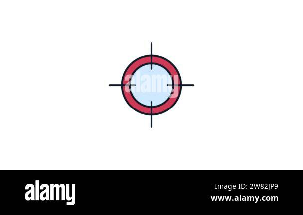 Round target used in Stock Videos & Footage - HD and 4K Video Clips - Alamy