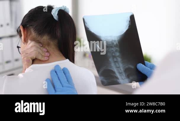 Doctor examining cervical spine Stock Videos & Footage - HD and 4K ...