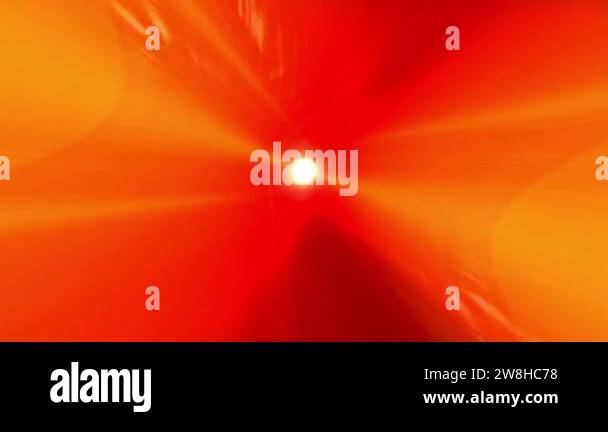 Abstract Vj loop center flare light with red yellow magic energy light ...