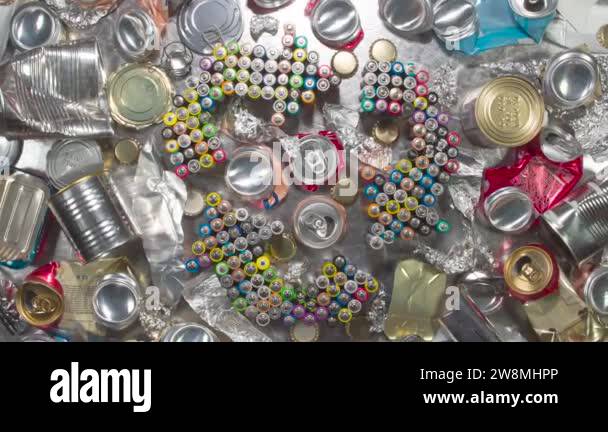Collecting Non-Ferrous Metal for Recycling. HD Loop. The recycling ...