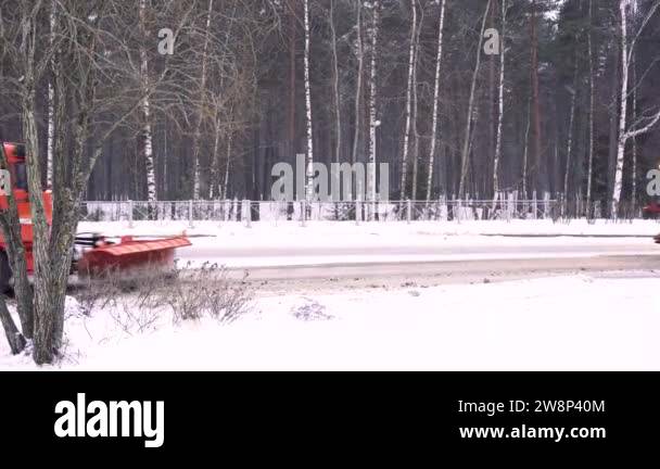 Snow removal machines clear Stock Videos & Footage - HD and 4K Video ...