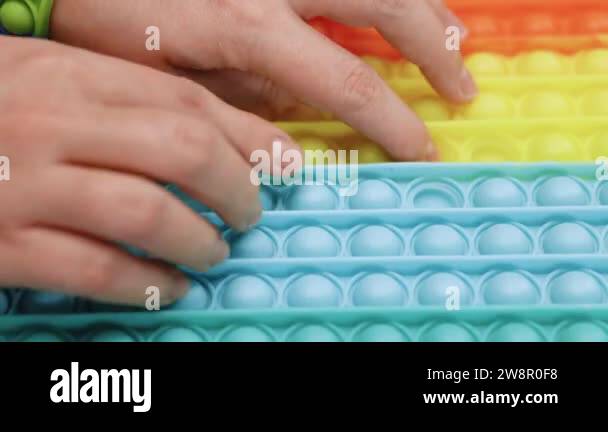 Silicone toy antistress pop it. Trendy antistress sensory toy fidget ...