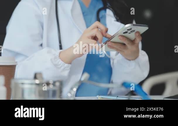 Smart woman doctor holding Stock Videos & Footage - HD and 4K Video ...
