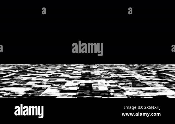 Black and white animated texture noise overlay background 3d 4K ...