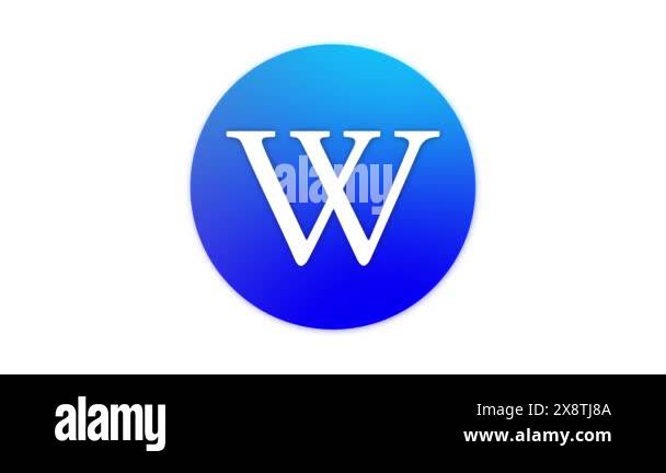 Logo symbol round blue white Stock Videos & Footage - HD and 4K Video ...