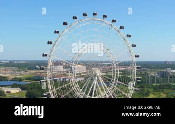 Orlando Eye Ferris wheel at Icon Park in Orlando, Florida. USA tourist ...