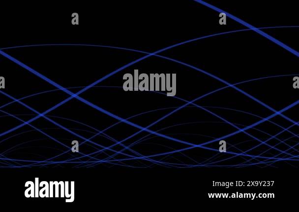 Dynamic wave line animation moving smoothly and rhythmically, creating ...