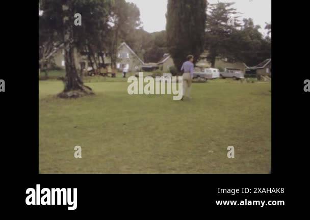 Nairobi, Kenya june 1975: Vintage footage of a village in the African ...