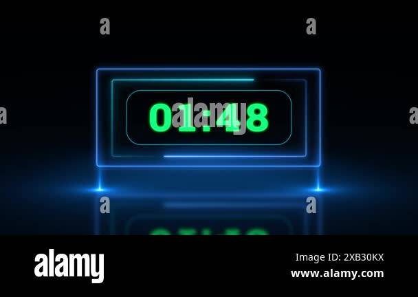 Countdown Timer Hud Futuristic Interference Countdown Timer Modern Hi Countdown Timer Hud Futuristic Interference Countdown Timer Modern Hi