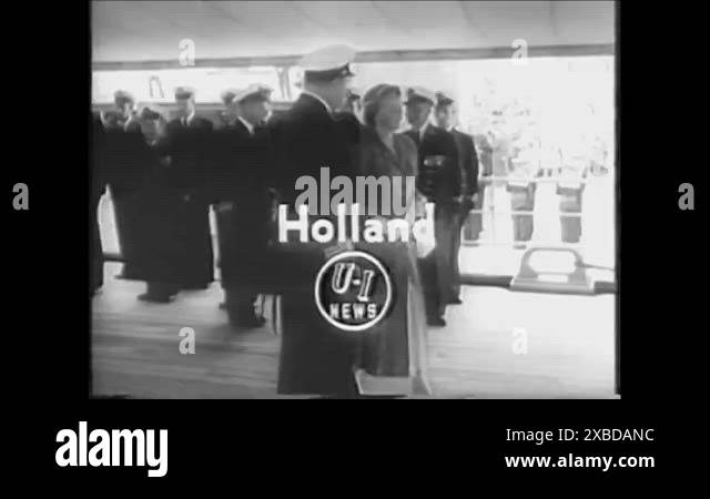Holland S Princess Beatrix Cuts The Ceremonial Ribbon Christening The