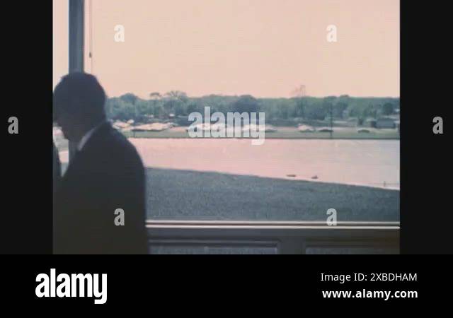 Early 1960s nuclear reactor control room footage and a tank being