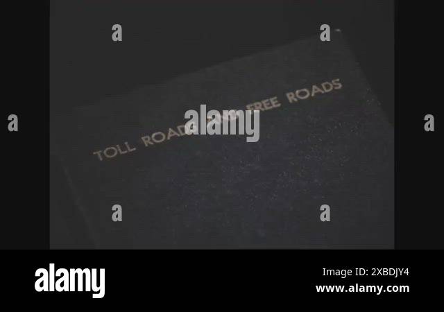 1960s - A booklet on toll roads is consulted, then footage is shot ...