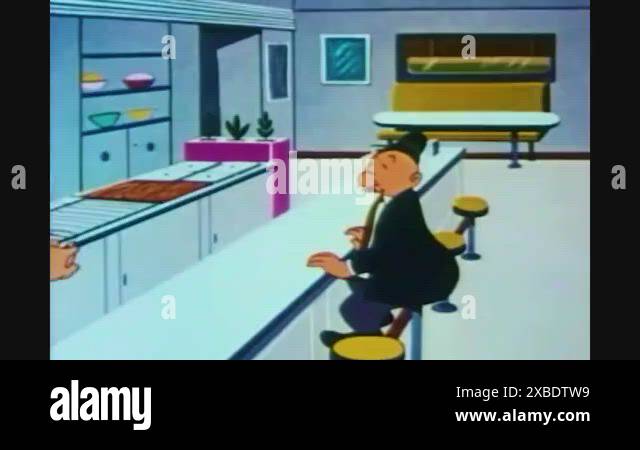 1957 - In this animated film, Bluto uses Mexican jumping beans to move ...