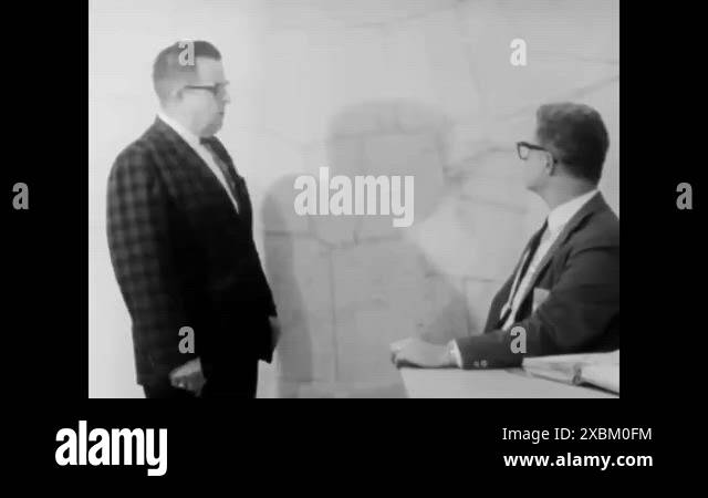 1967 - Procedures are laid out for a NORAD air defense simulation Stock ...