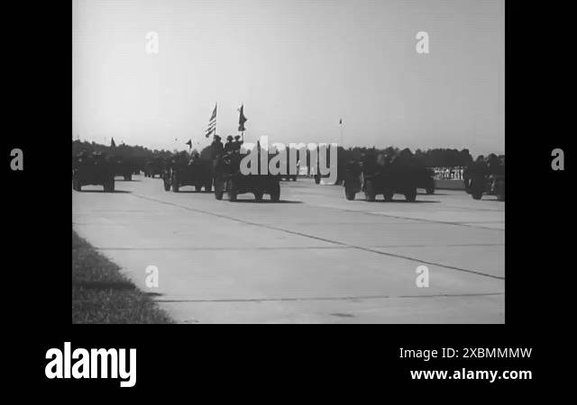 1962 - The 82nd Airborne is paraded for John F Kennedy at Fort Bragg ...