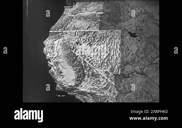 Animated maps illustrate features of the Western states of the United ...