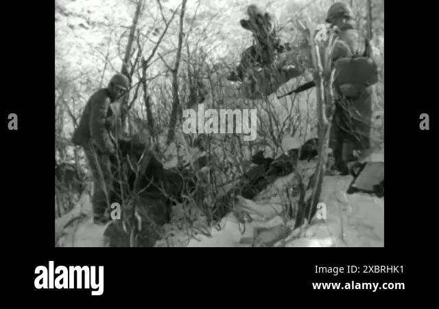 Korean war marines snow Stock Videos & Footage - HD and 4K Video Clips ...