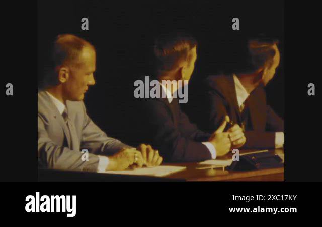 1969 - At a post-flight Apollo 11 press conference, Neil Armstrong