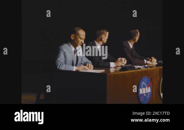 1969 - At a post-flight Apollo 11 press conference, Michael Collins