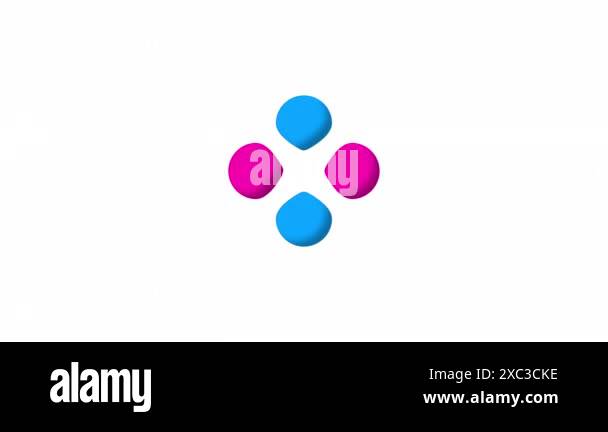 4K Animation - loading circle icon on transparent background. Looped ...