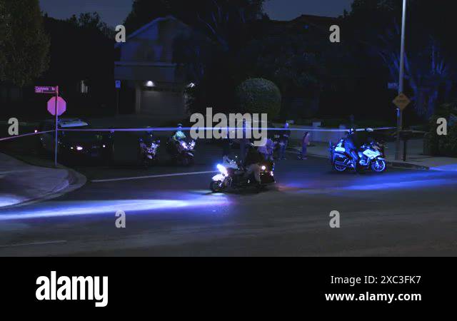 Police road block at night Stock Videos & Footage - HD and 4K Video ...