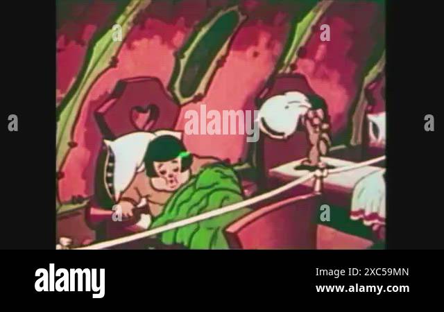 Threating Animation 1935 - In this animated film, the little old lady who lived in a shoe ...