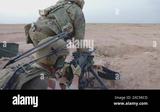 2020 Coalition members conduct a Mark 19 40mm grenade machine gun live ...