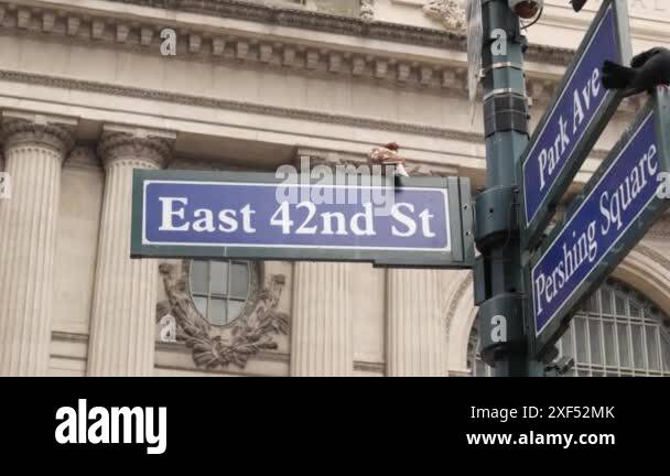 New York City Grand Central Terminal, 42 street, Park Avenue, Pershing ...