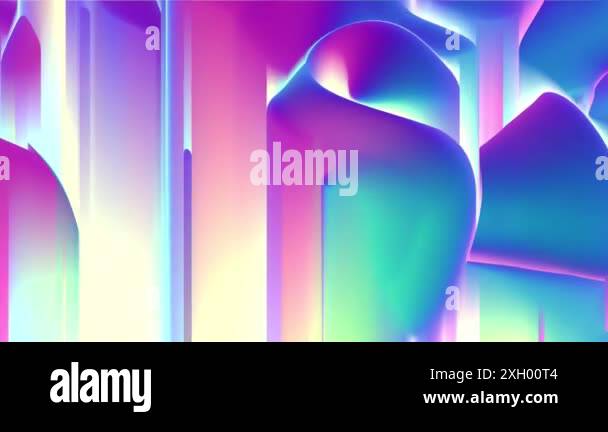 Dynamic animation in holographic colour with pixel sorting effect ...