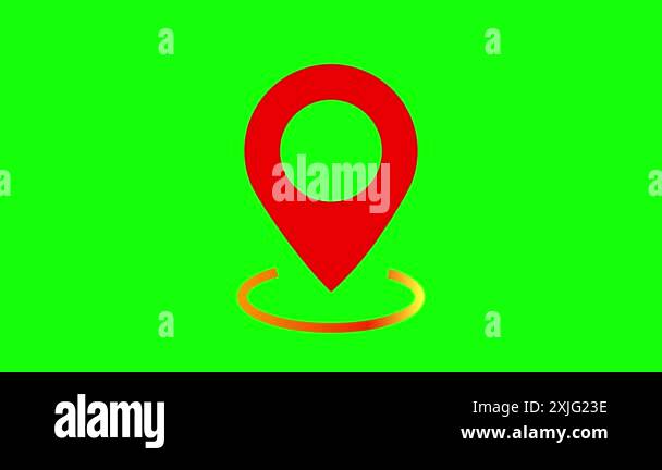 Location pin animation green screen Stock Videos & Footage - HD and 4K ...