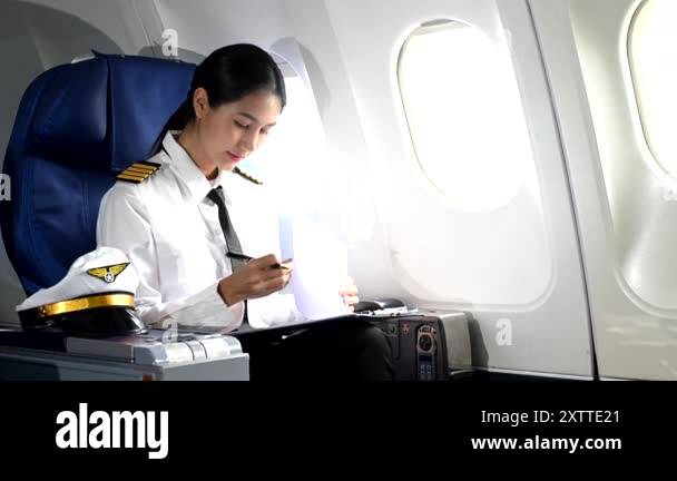 Female pilot uniform Stock Videos & Footage - HD and 4K Video Clips - Alamy
