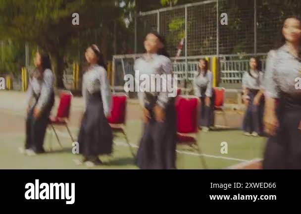 School children wear uniforms Stock Videos & Footage - HD and 4K Video ...