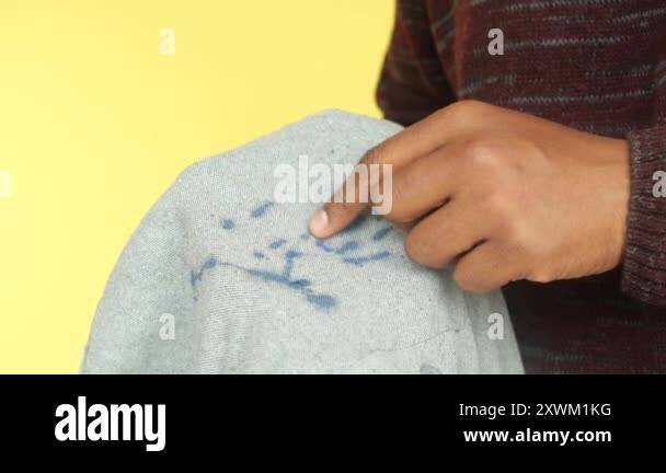 Ink stain on shirt Stock Videos & Footage - HD and 4K Video Clips - Alamy