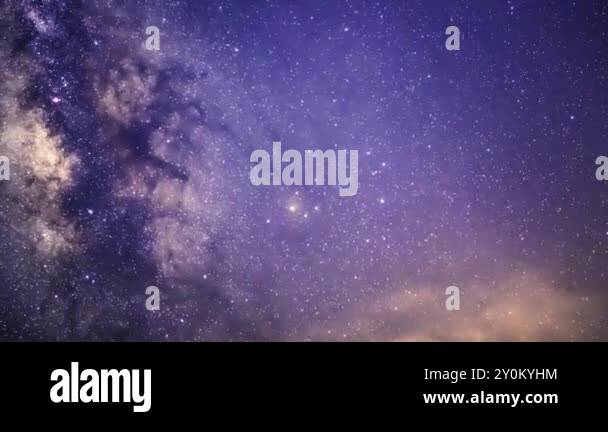 A breathtaking view of the Milky Way stretching across the night sky ...