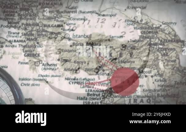 Red Line Tracing Route Over Map Of Europe Travel Animation Adventure Red Line Tracing Route Over Map Of Europe Travel Animation Adventure