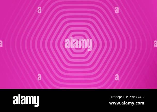Pink Hexagonal Wave Pattern Background Loop Animation Stock Video