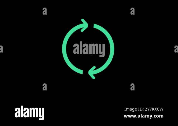 Loading Circle progress bar animation green screen background 4k Stock ...