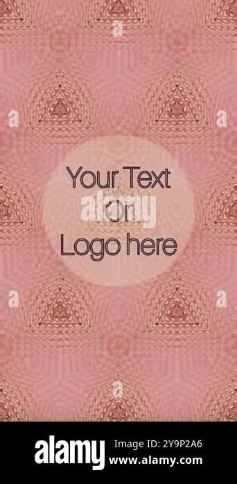 Relaxing meditation video of template made with moving motifs to make ...