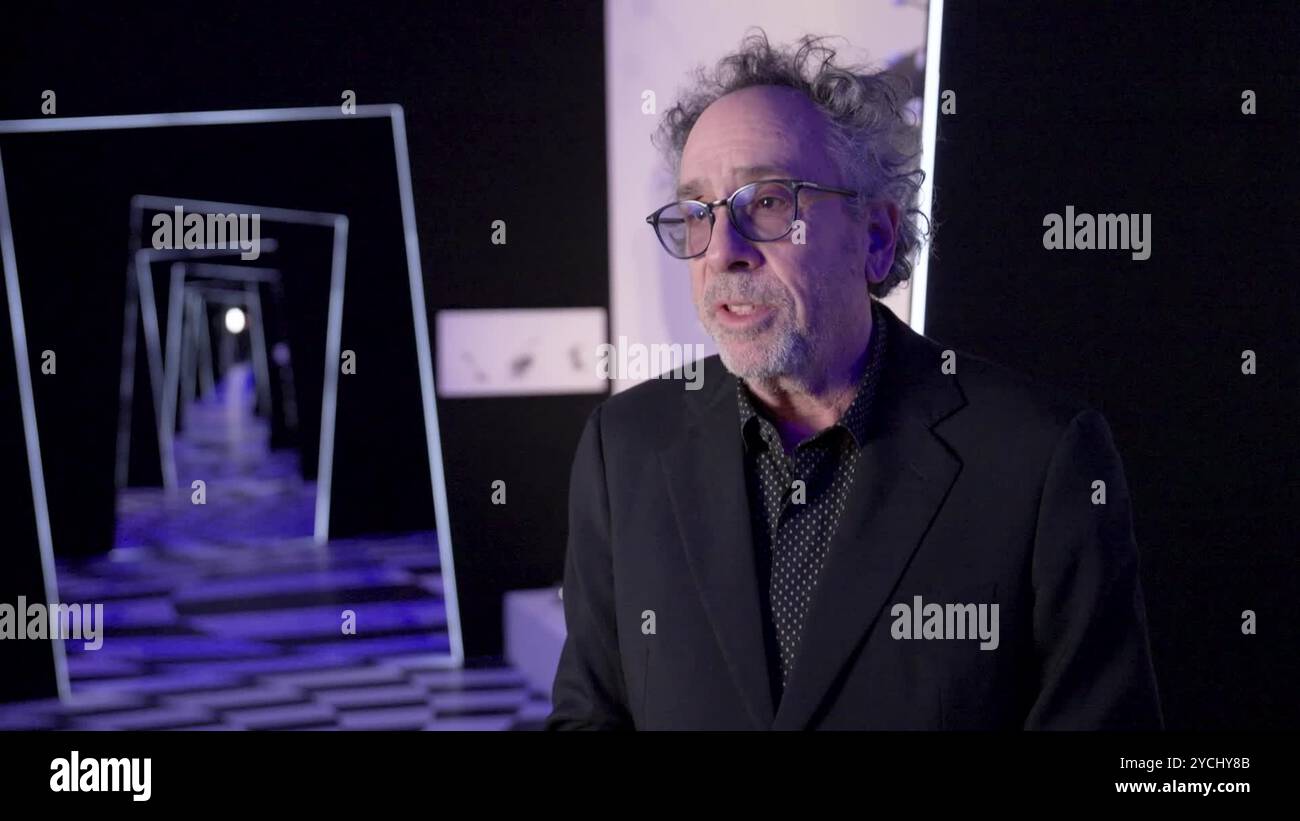 The World of Tim Burton exhibition opens at The Design Museum Stock ...