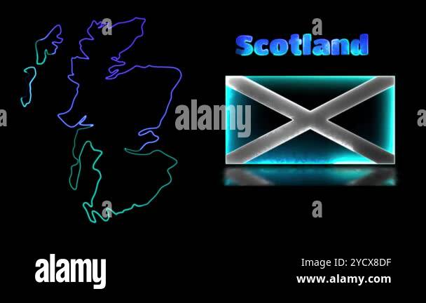 Scotland digital map Stock Videos & Footage - HD and 4K Video Clips - Alamy