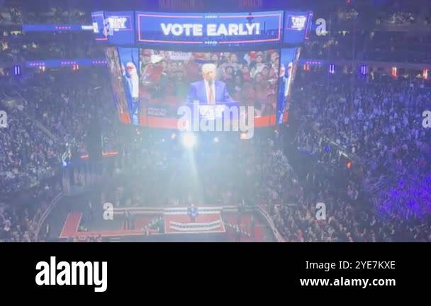 October 27, 2024, New York, USA: Donald Trump speaks at the Iconic ...