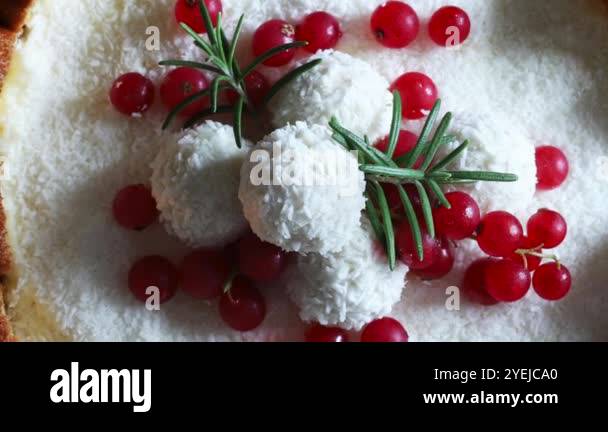 Traditional Italian Christmas and New Year Pandoro cake with Raffaello ...