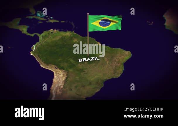 Brazil map 3d Stock Videos & Footage - HD and 4K Video Clips - Alamy