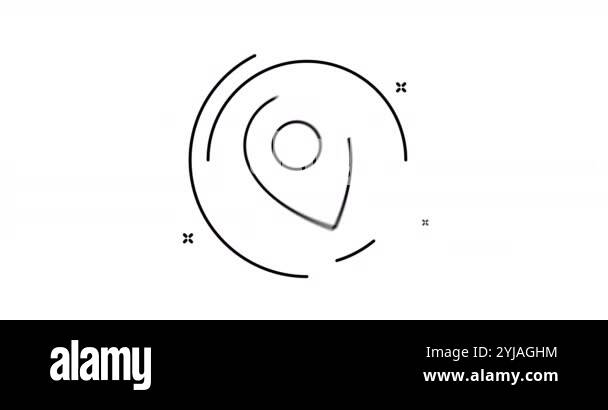 Map marker rotation icon Stock Videos & Footage - HD and 4K Video Clips ...