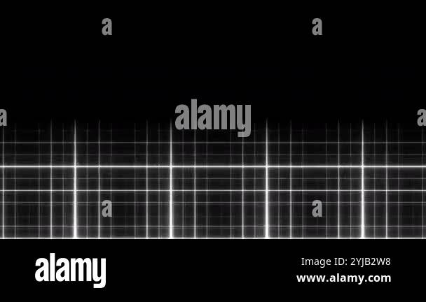 A clean and smooth animation featuring interlocking grid patterns that ...