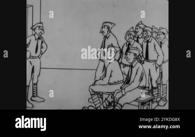 USA - 1919 - In this animated film, American soldiers are bored on ...