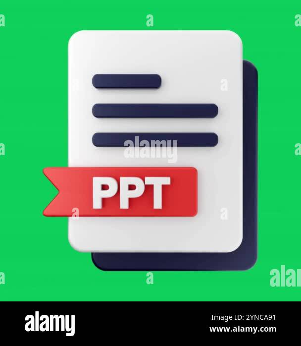 pop up animation format file 3d icon Stock Video Footage - Alamy