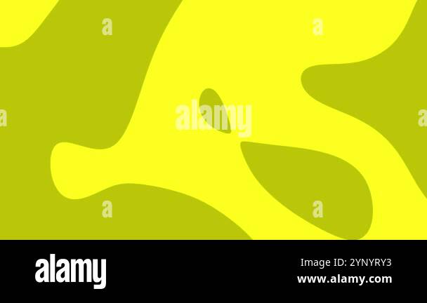 Abstract, curved, yellow design with two shades for modern projects ...