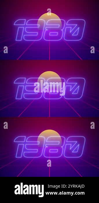 Arcade videogame classic abstract vintage and retro neon background ...